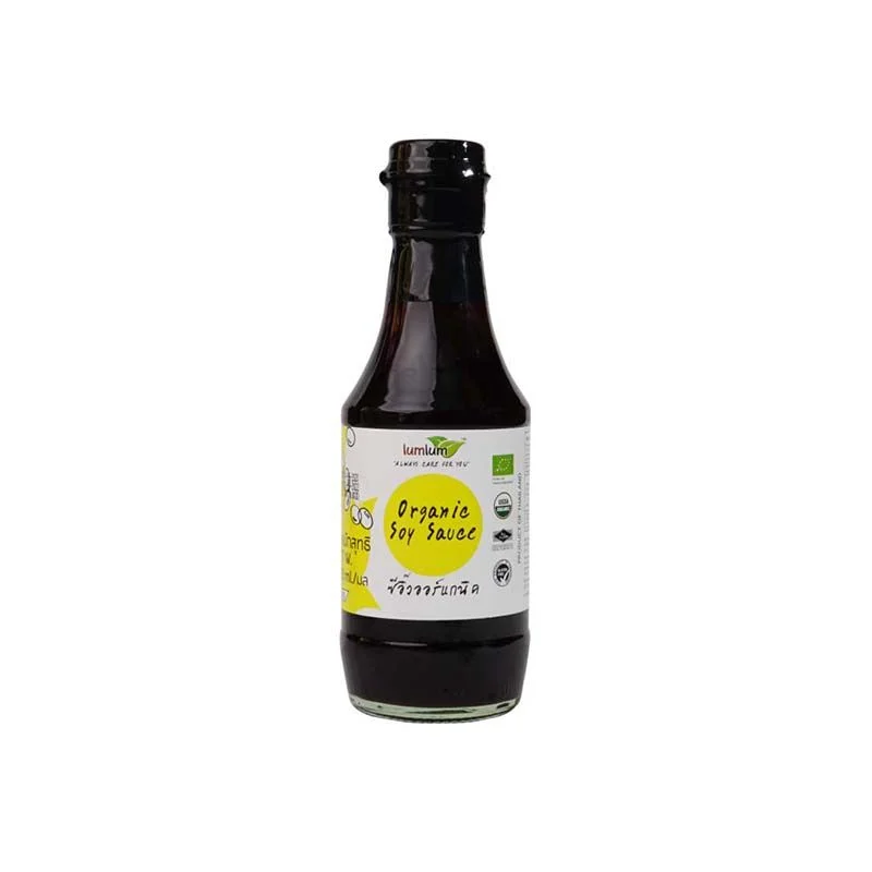 Nước tương đậu nành hữu cơ EU LumLum 200ml - Chai