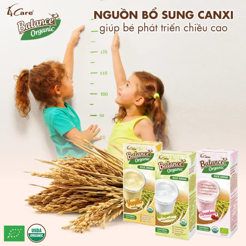 Sữa gạo hữu cơ EU-USDA Vani 4Care Balance 180ml - Hình ảnh 6