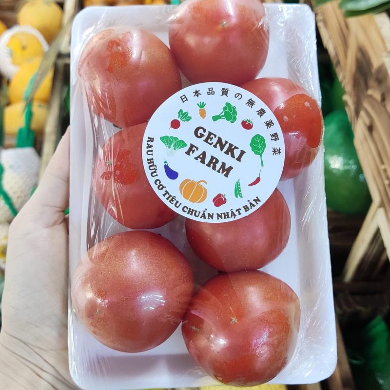 Cà chua hướng hữu cơ theo tiêu chuẩn PGS Genki Farm