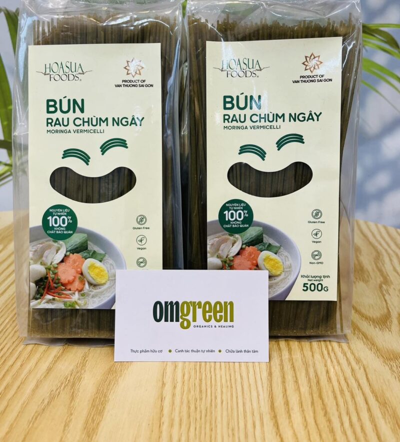 Bún gạo rau chùm ngây Hoa Sữa 500gr (Gói) - Gói - Hình ảnh 5