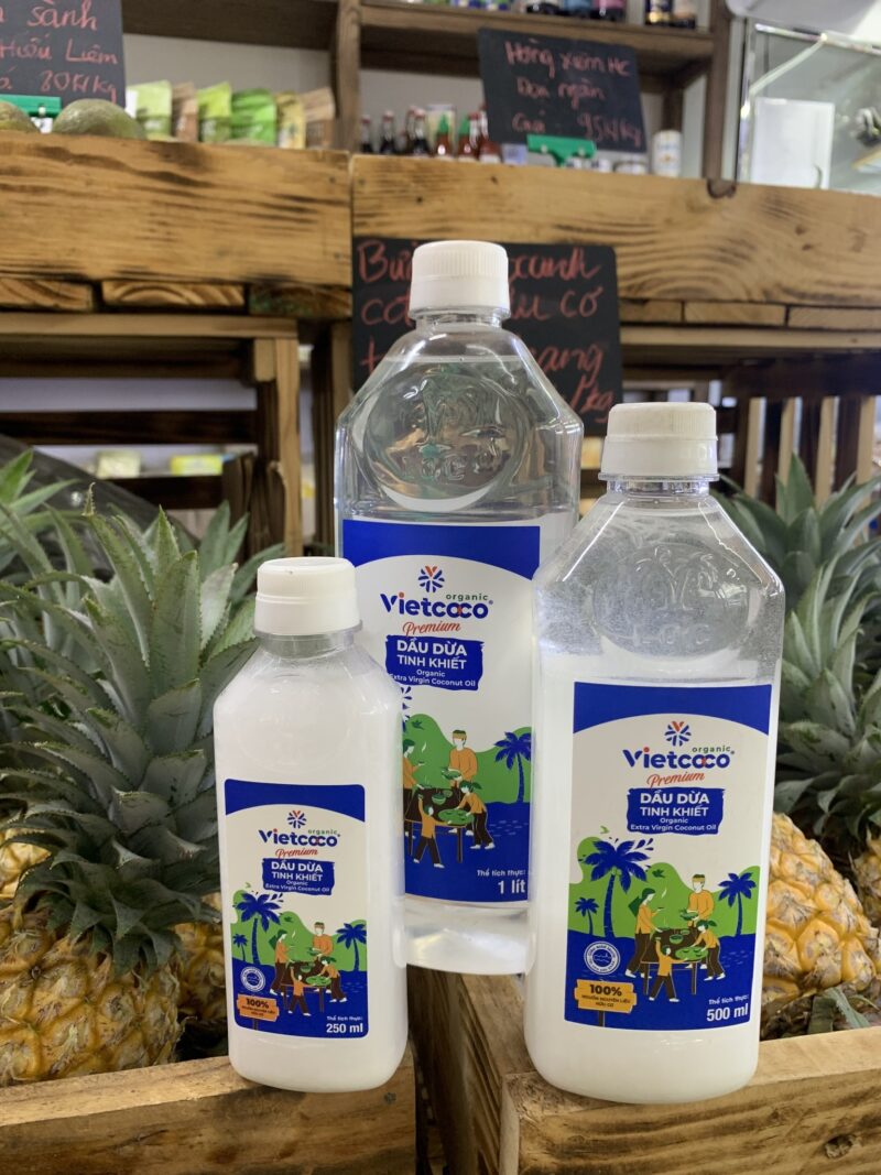 Dầu dừa tinh khiết hữu cơ USDA VietCoco 500ml - Chai - Hình ảnh 7