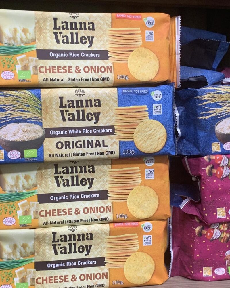 BÁNH GẠO NGUYÊN CHẤT HỮU CƠ LANNA VALLEY 100G - GÓI - Hình ảnh 2