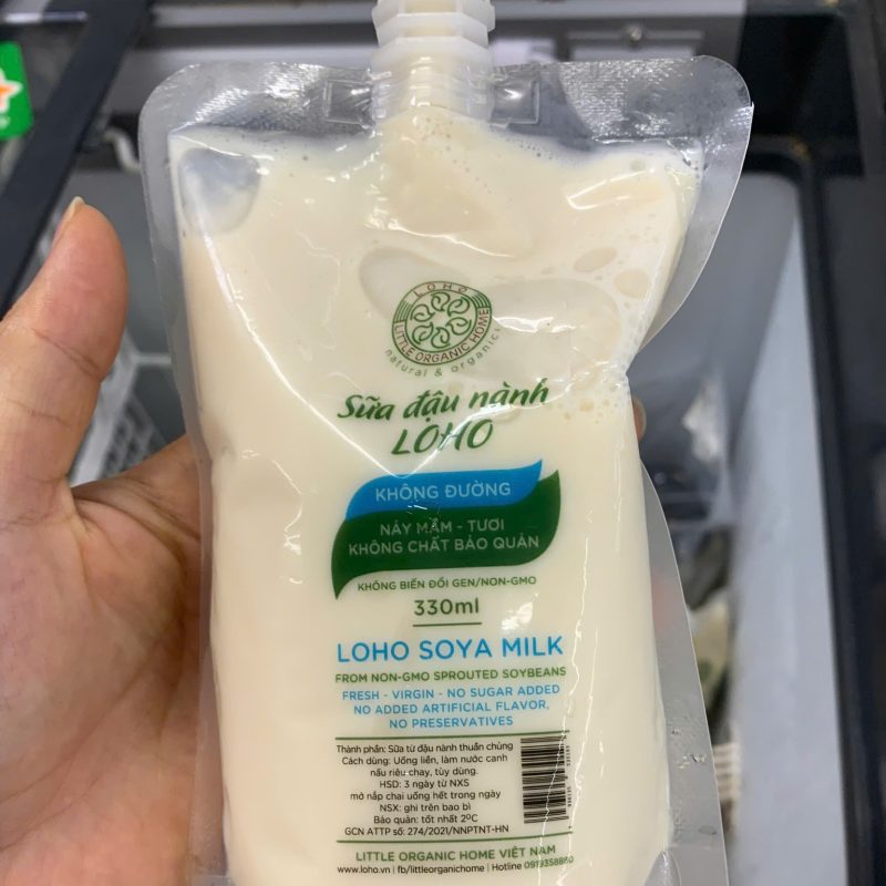 Sữa đậu nành Loho không đường 330ml