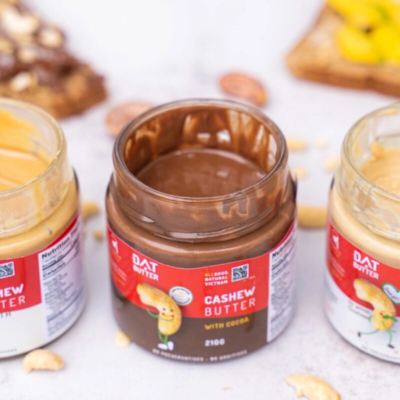 Dat Foods カシューナッツバター&チョコĐẠT BUTTER Bơ hạt điều vị cacao 30g - Lọ - Hình ảnh 3