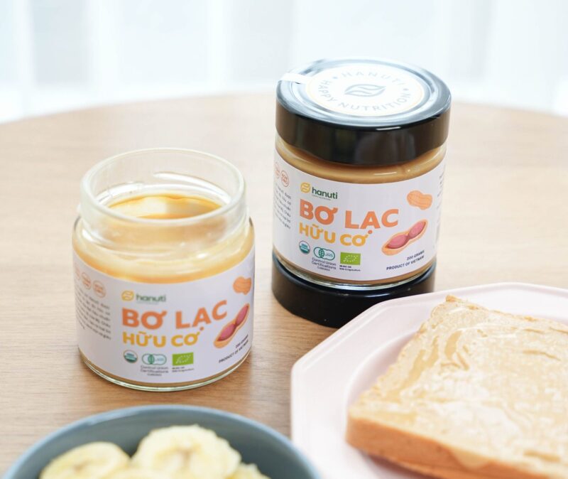 Bơ lạc hữu cơ USDA Hanuti 120g - Lọ - Hình ảnh 4