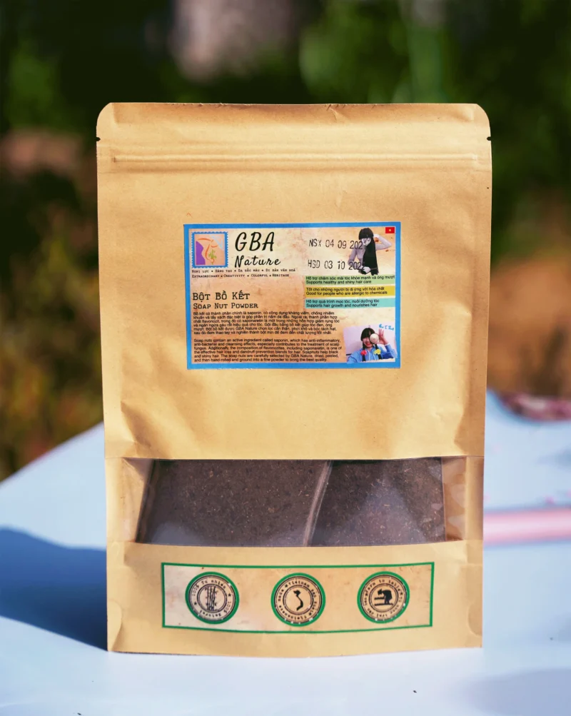 Bột bồ kết GBA Nature 100gram - Hộp - Hình ảnh 2