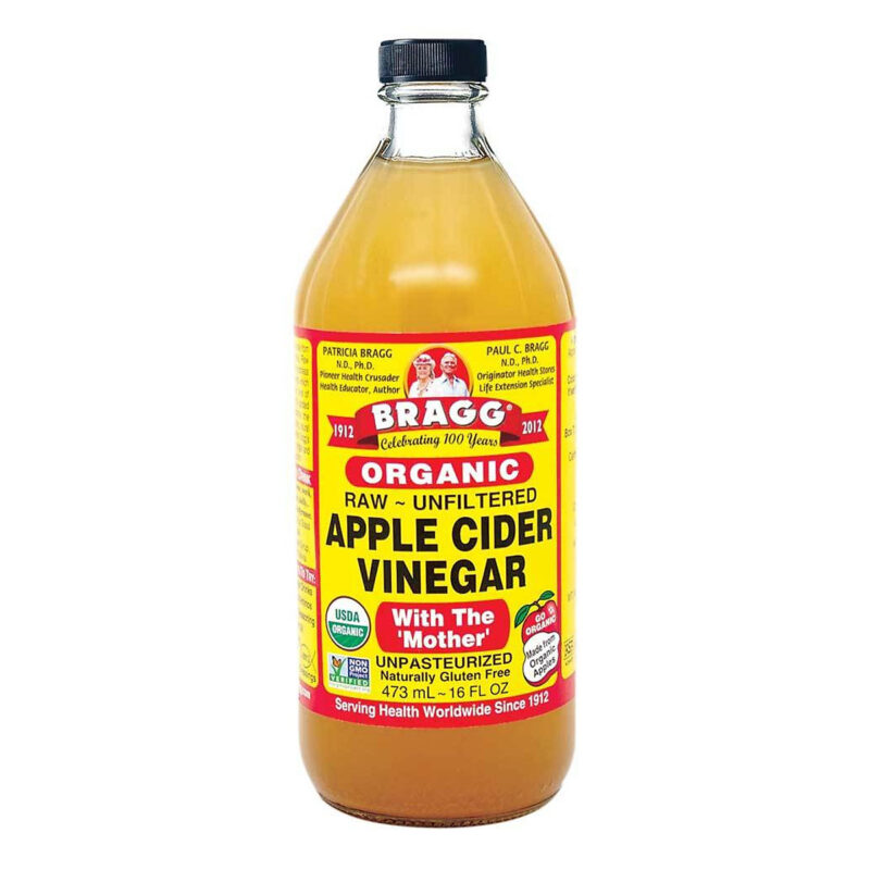 Giấm táo hữu cơ USDA Bragg 473ml - chai