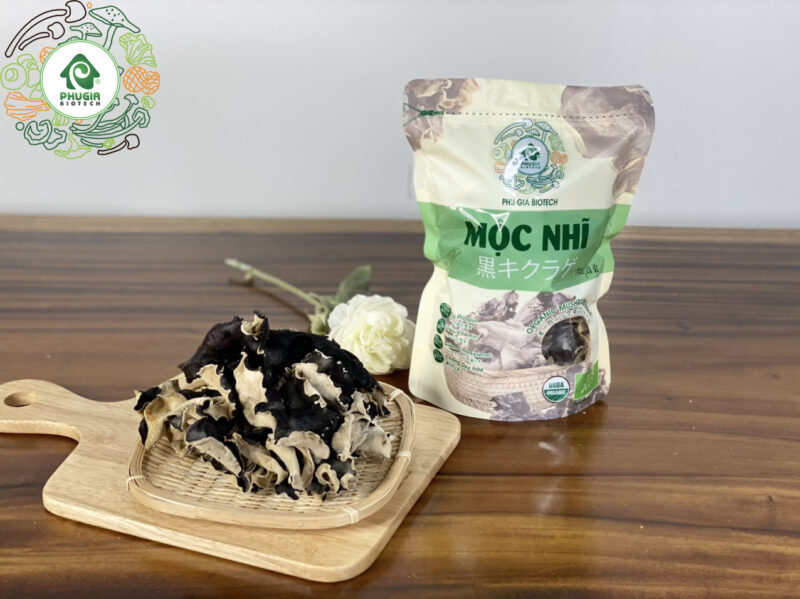 Mộc nhĩ hữu cơ EU Phu Gia Biotec 100g - Gói - Hình ảnh 5