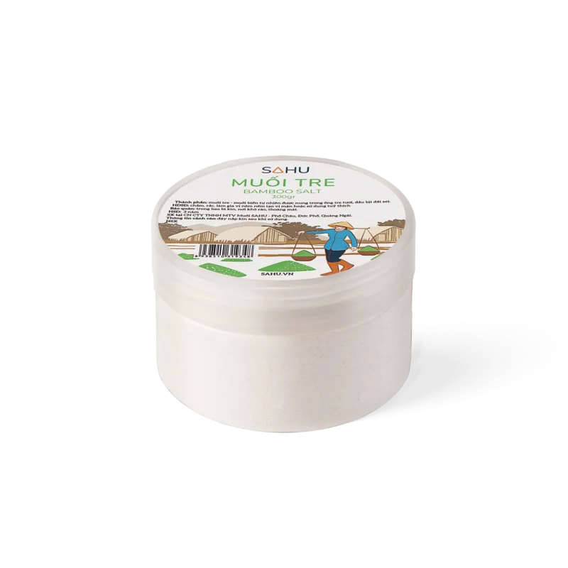 Muối tre Sahu 300g - lọ