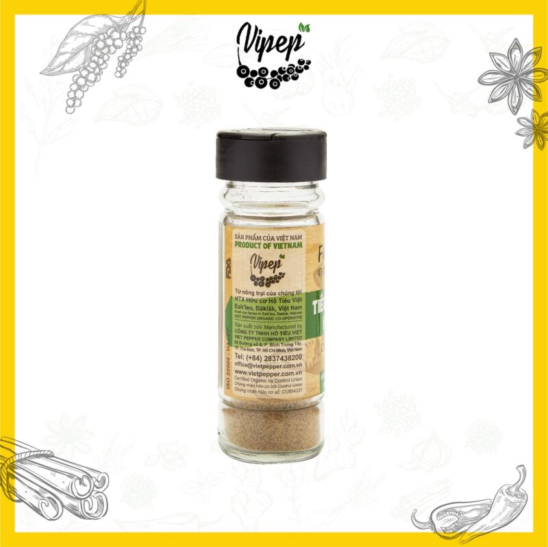 Tiêu đen xay hữu cơ EU Vipep 50g - Lọ - Hình ảnh 3