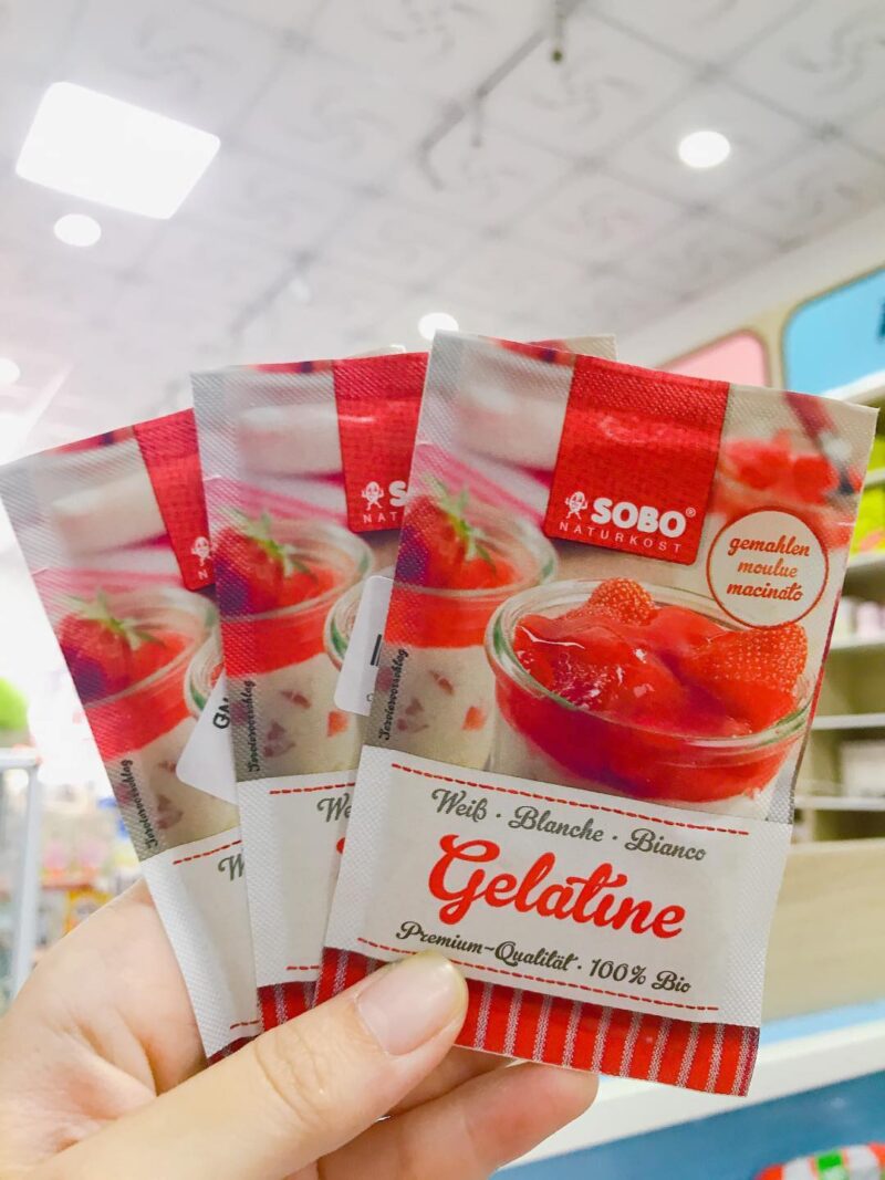 Gelatin hữu cơ EU dạng lá Sobo 10g (6 lá) - Gói - Hình ảnh 6