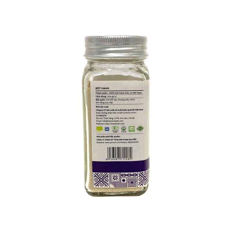 Bột hành hữu cơ EU Vinasamex 50g - Lọ - Hình ảnh 3