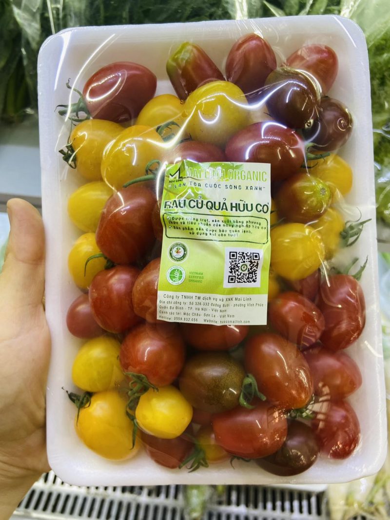 Cà chua bi hữu cơ Mai Linh Organic - Kg