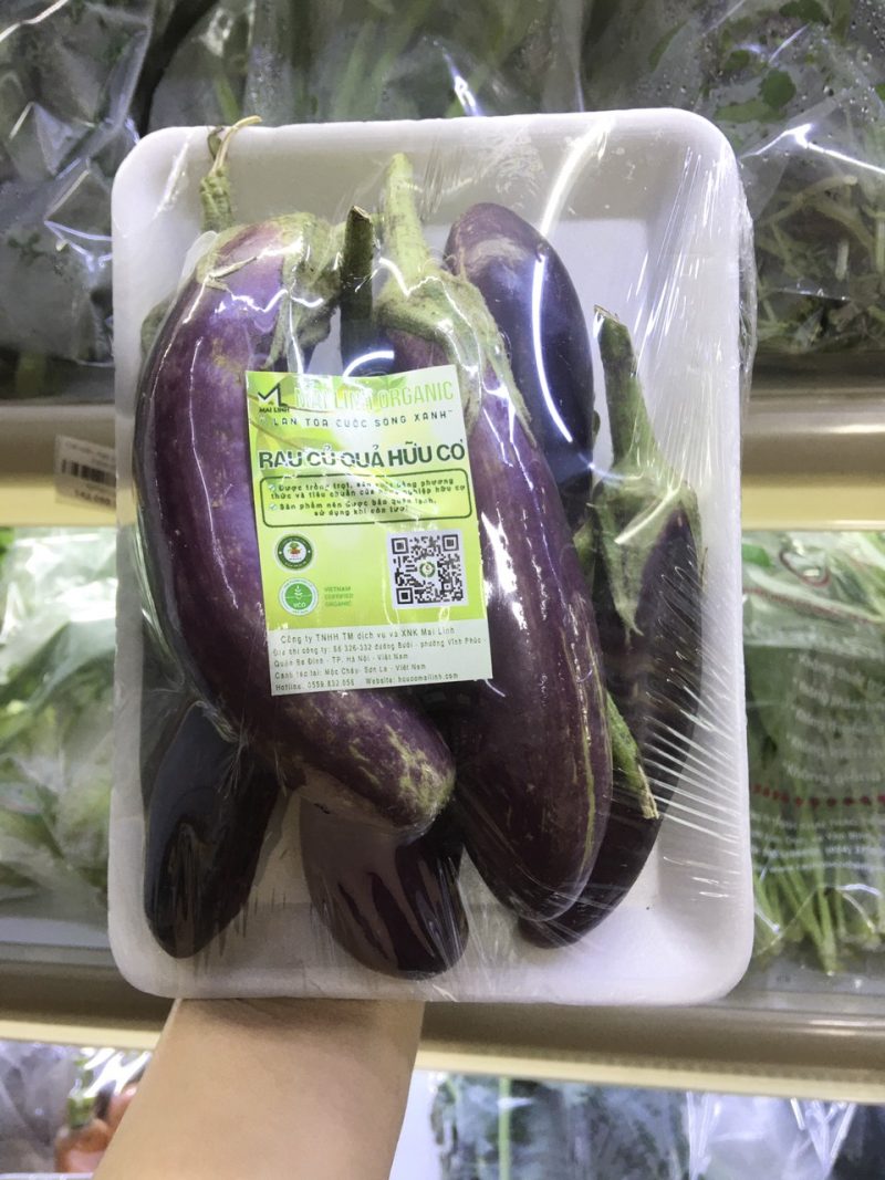 Cà tím hữu cơ Mai Linh Farm - Kg