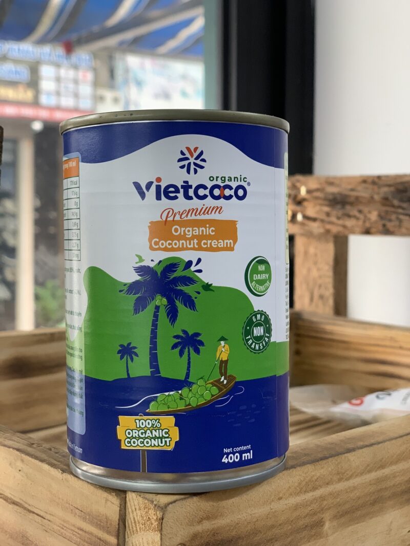 Cốt dừa hữu cơ USDA VietCoco 400ml - Lon - Hình ảnh 3