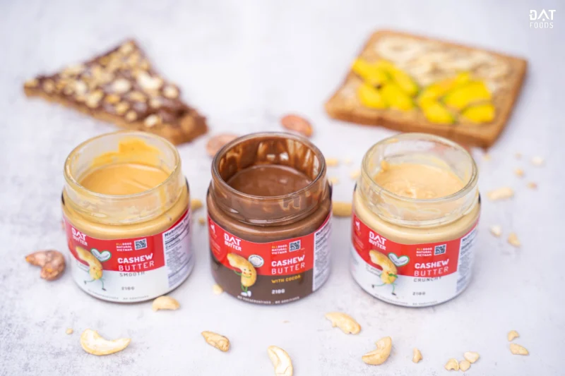 Dat Foods bơ hạt điều vị cacao 210g Cocoa cashew butter - Lọ - Hình ảnh 3