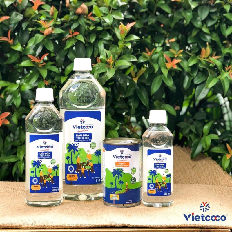 Dầu dừa tinh khiết hữu cơ USDA VietCoco 500ml - Chai - Hình ảnh 4