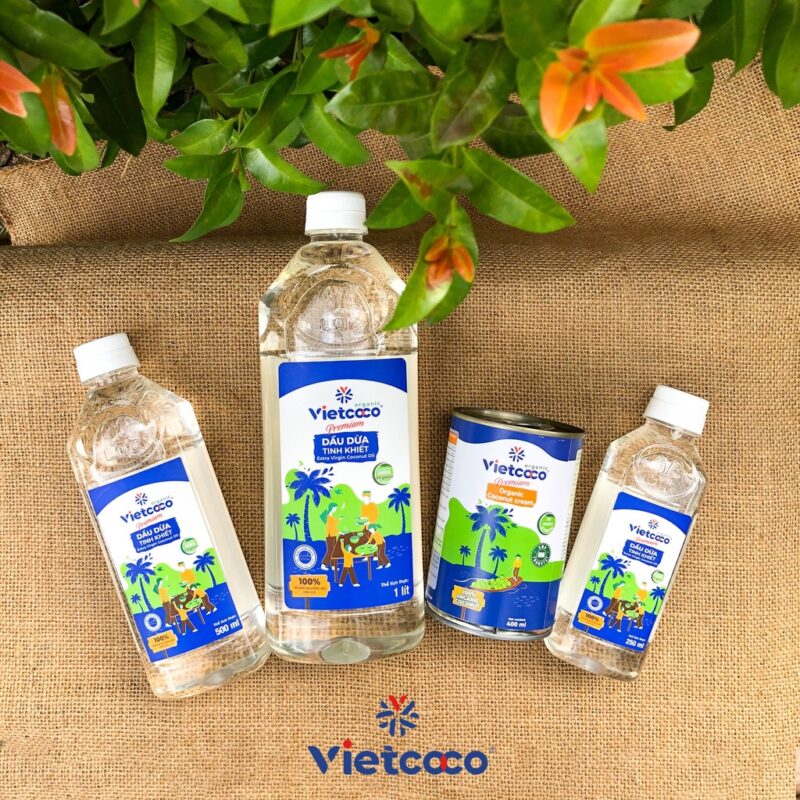 Dầu dừa tinh khiết hữu cơ USDA VietCoco 500ml - Chai - Hình ảnh 5