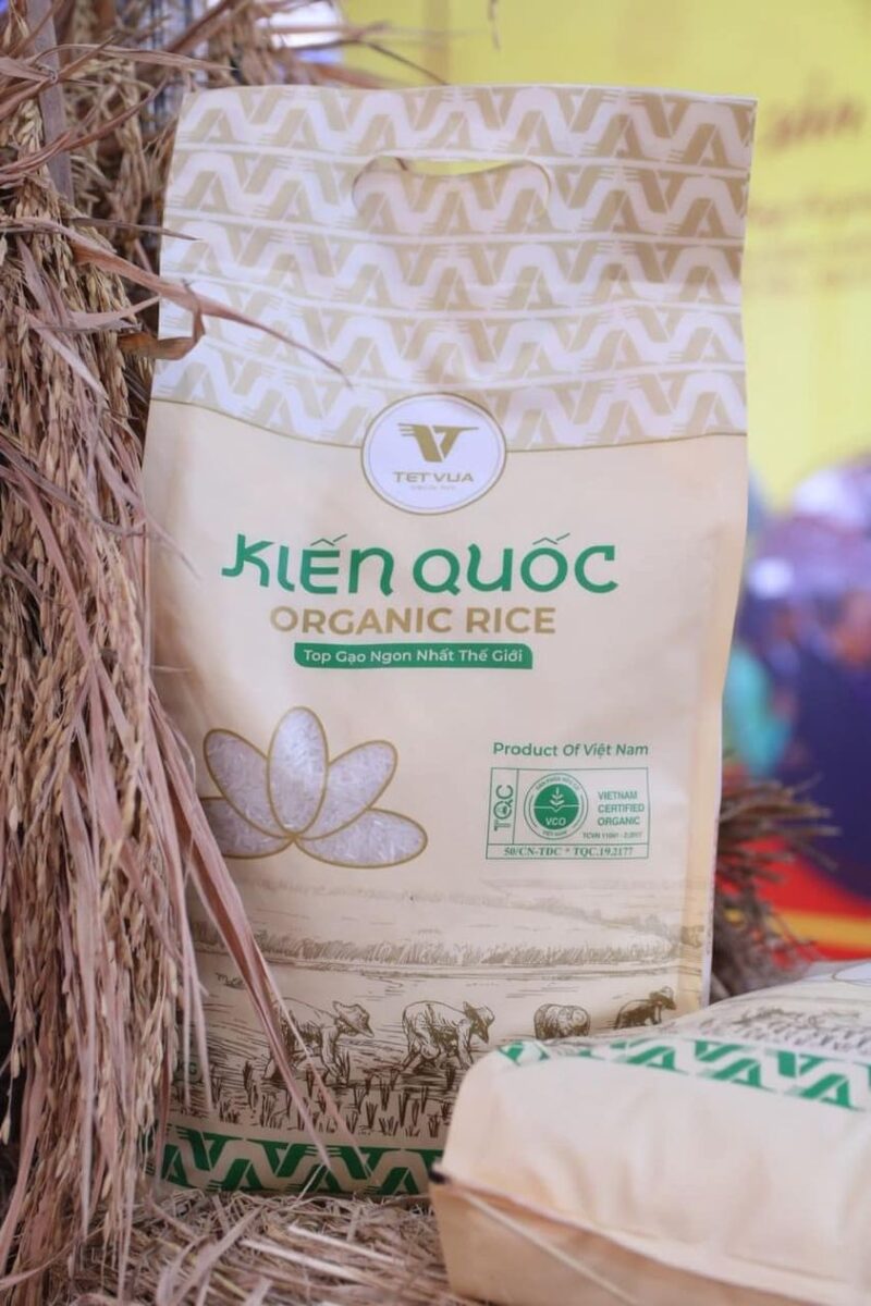 Gạo Rươi ST25 hữu cơ TCVN Kiến Quốc 5kg - túi - Hình ảnh 5