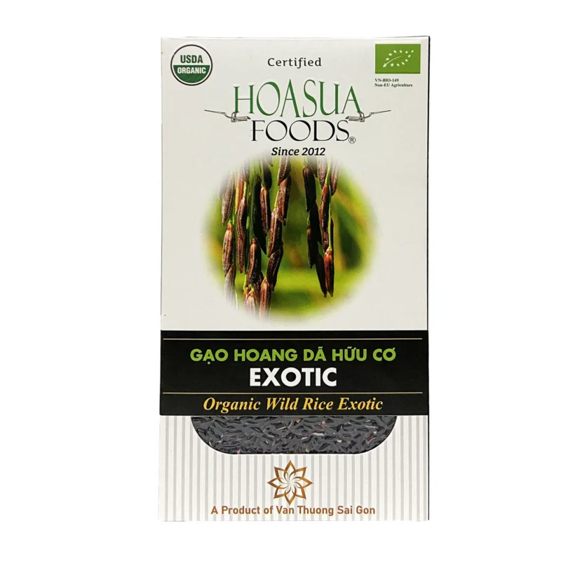 Gạo lứt đen hoang dã hữu cơ USDA Hoa Sữa 1kg - Gói