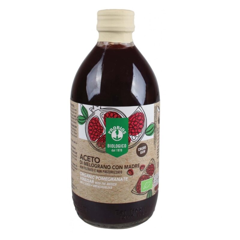 GIẤM LỰU HỮU CƠ CÓ GIẤM CÁI 500ML PROBIOS - Chai