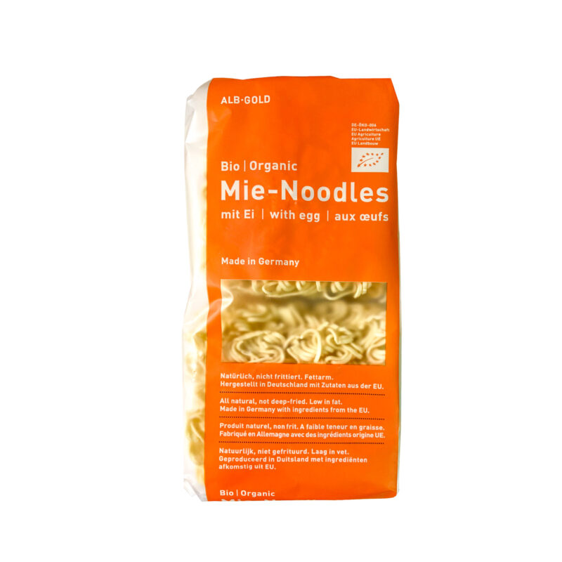 Mì ăn liền hữu cơ EU có trứng Alb Gold 250g (4 miếng) - Gói