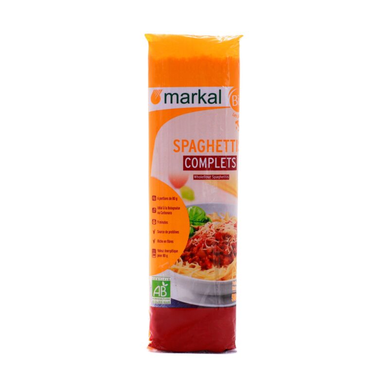 Mì spaghetti lứt hữu cơ EU Markal 500g - Gói