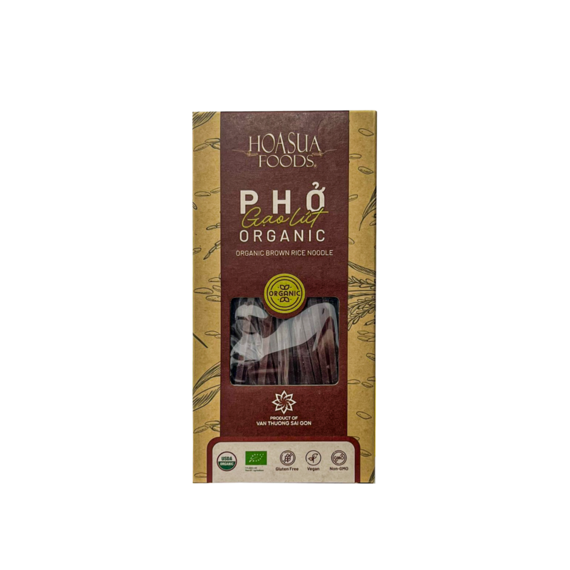 Phở gạo lứt hữu cơ USDA Hoa Sữa 250g - Hộp