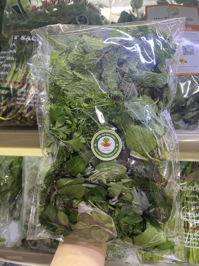 Rau Thơm Tổng Hợp Hữu Cơ Mai Linh Organic Farm - Kg