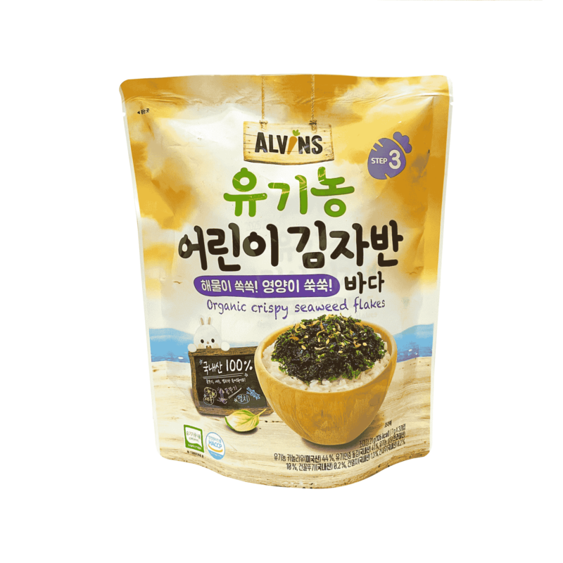 Rong biển rắc cơm hữu cơ HACCP vị hải sản Alvins 21g - Gói