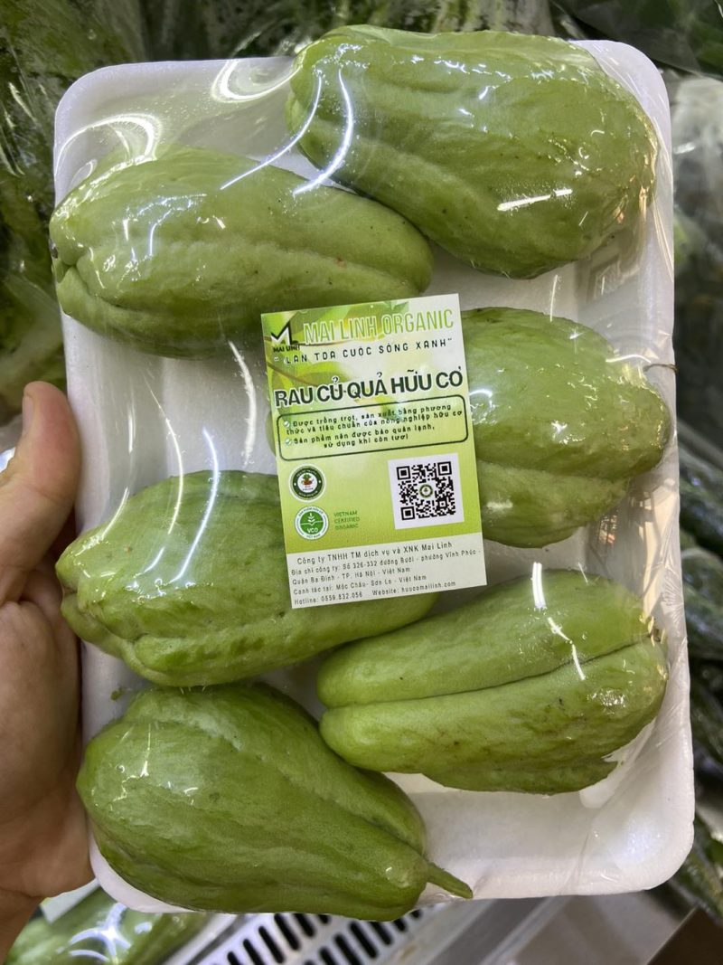 Qủa su su to hữu cơ Mai Linh farm - kg