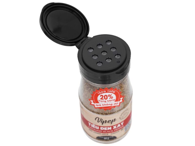 Tiêu đen xay hữu cơ EU Vipep 50g - Lọ - Hình ảnh 4