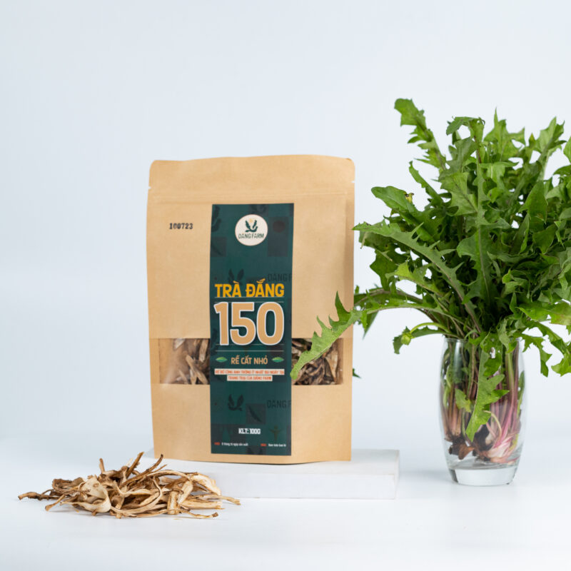 Trà Bồ công anh 150 rễ cắt nhỏ hữu cơ Đắng Farm 100gr