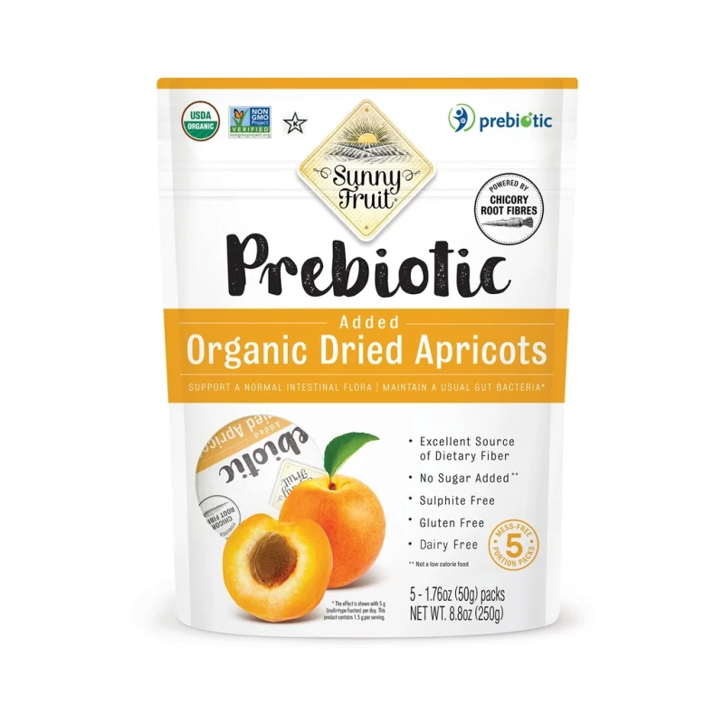 Mơ khô hữu cơ USDA bổ sung Probiotic Sunny Fruit 250g - Gói