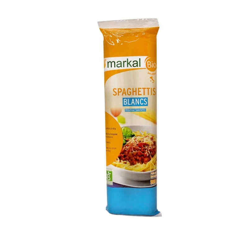 Mì spaghetti trắng hữu cơ EU Markal 500g - Gói