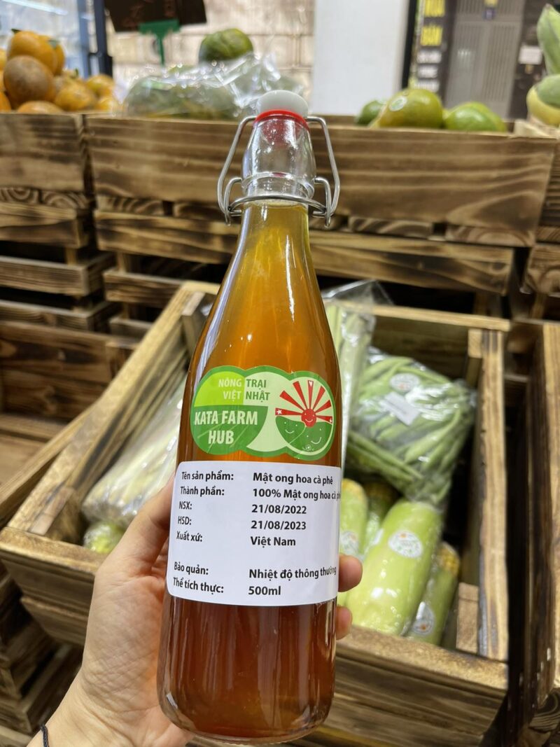 Mật ong hoa xuyến chi 500ml KATA Farm - Chai