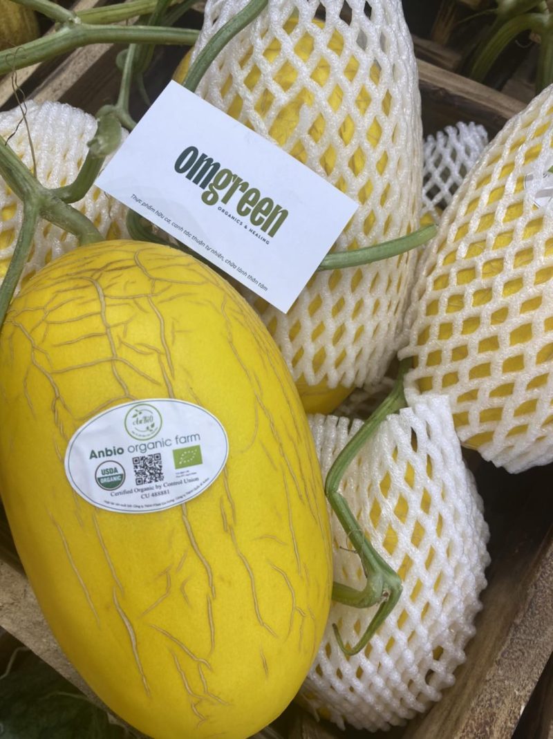 Dưa lưới hữu cơ Huỳnh Long USDA