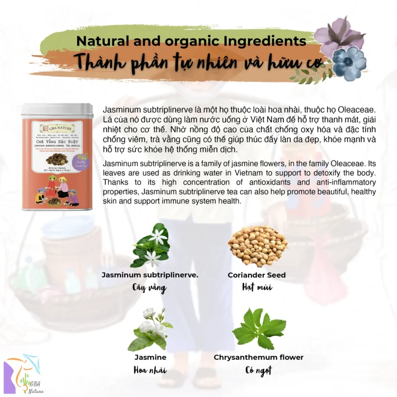 Chè vằng đặc biệt GBA Nature hộp 50g - Hình ảnh 2