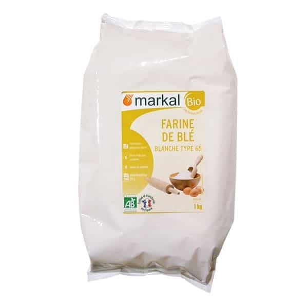Bột mì trắng đa dụng hữu cơ EU Markal 1kg - Gói