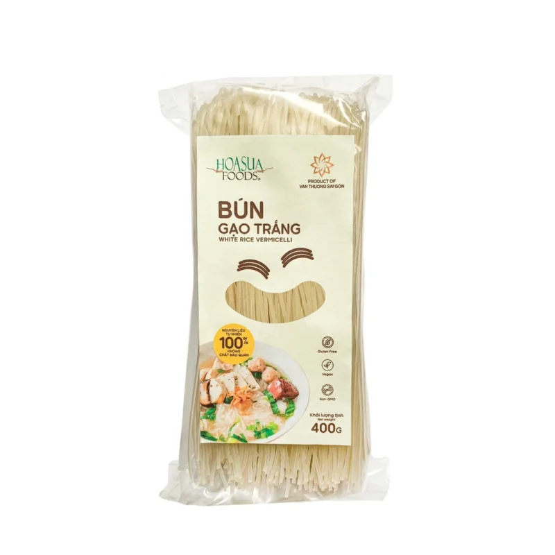 BÚN GẠO TRẮNG HOA SỮA 500G - Gói