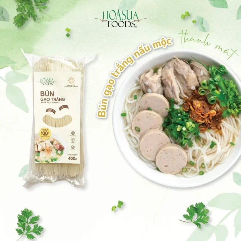 BÚN GẠO TRẮNG HOA SỮA 500G - Gói - Hình ảnh 4