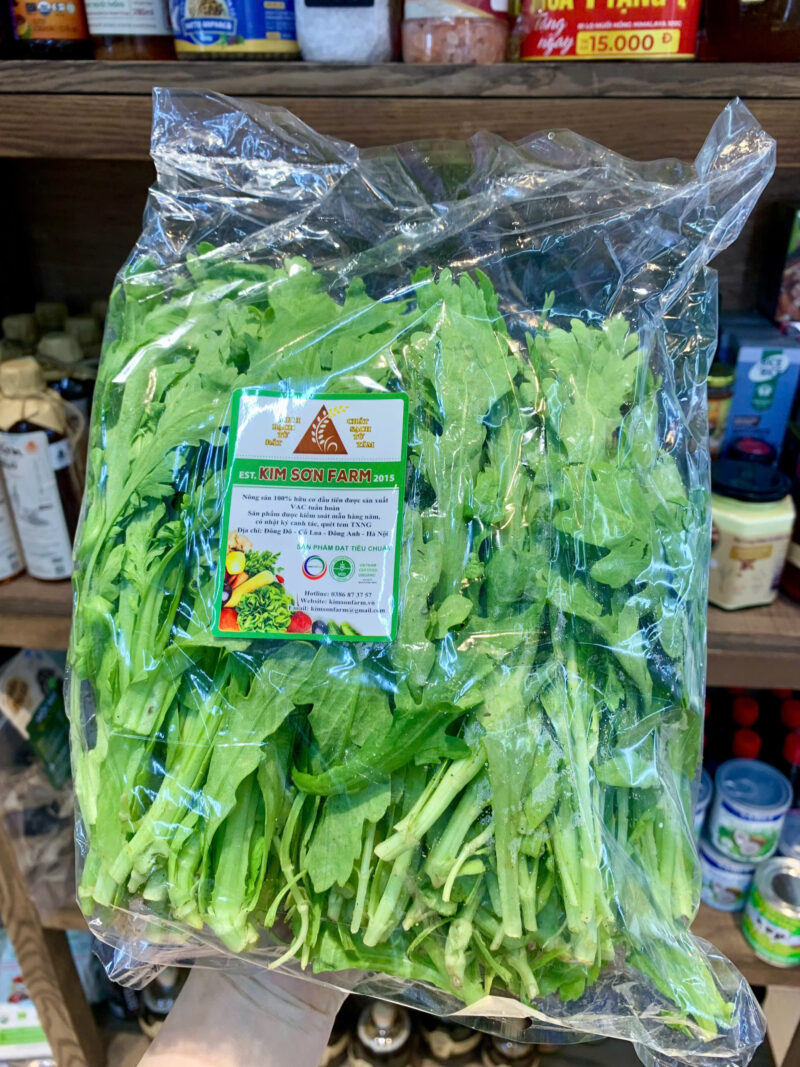 Cải cúc hữu cơ Kim Sơn Farm - Gói