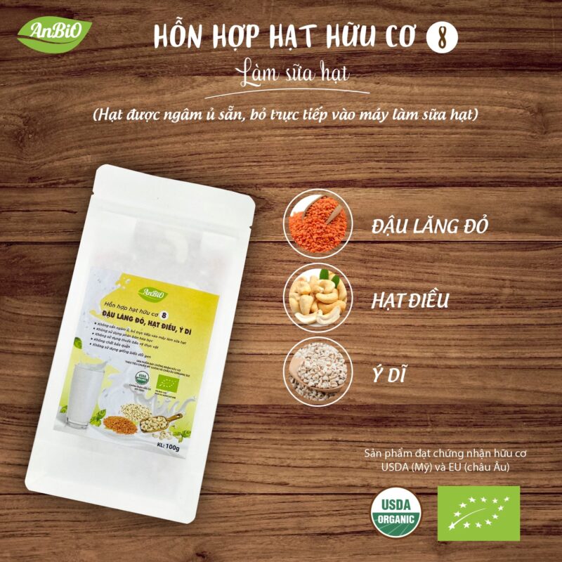 Hỗn hợp hạt hữu cơ số 8 - Hình ảnh 2