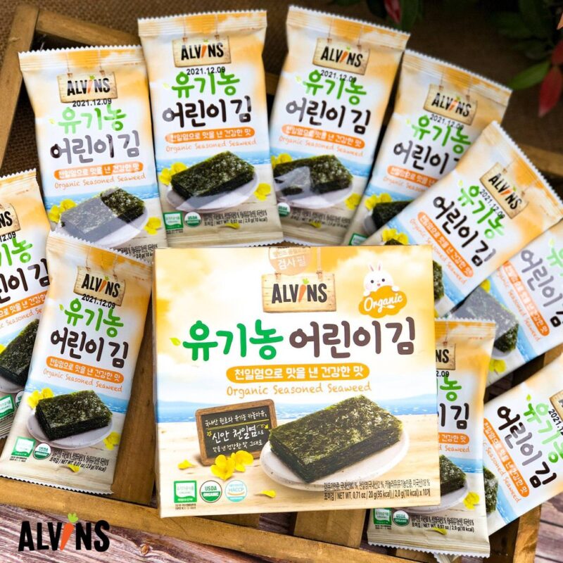 Rong biển hữu cơ HACCP rắc cơm vị rau củ Alvins 21g - Gói - Hình ảnh 3