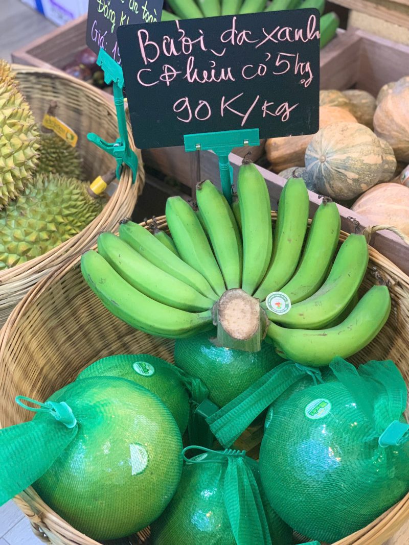 Chuối tây Yên Châu hữu cơ Mai Linh Organic farm - kg