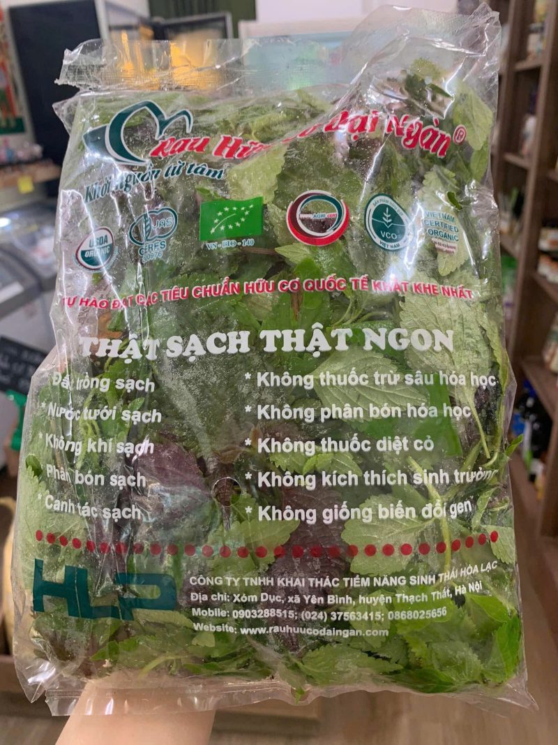 Tía tô hữu cơ Đại Ngàn - Gói