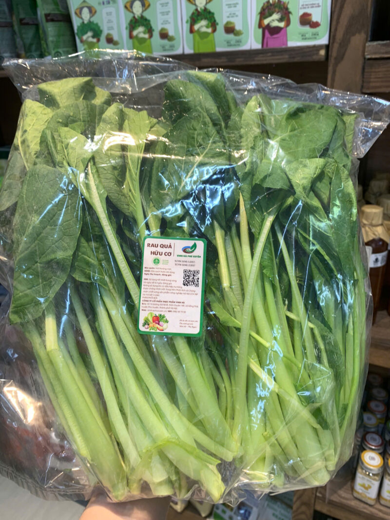 cải ngọt hữu cơ vinh hà farm - kg
