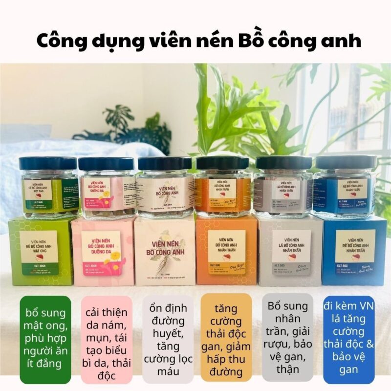 Viên nén Bồ Công Anh dưỡng da 50gr - Lọ - Hình ảnh 3